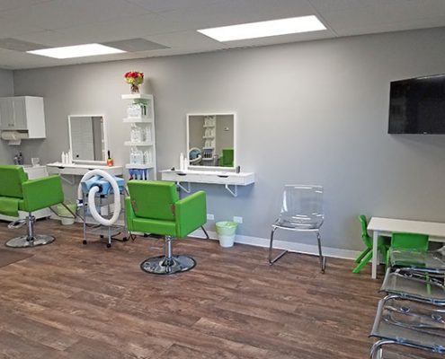 VernonHillsInterior1 Inside the clinic at Lice Clinics of America Spring Grove location in Illinois