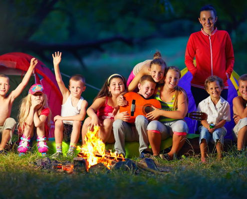 Happy Lice Free Kids at Summer Camp